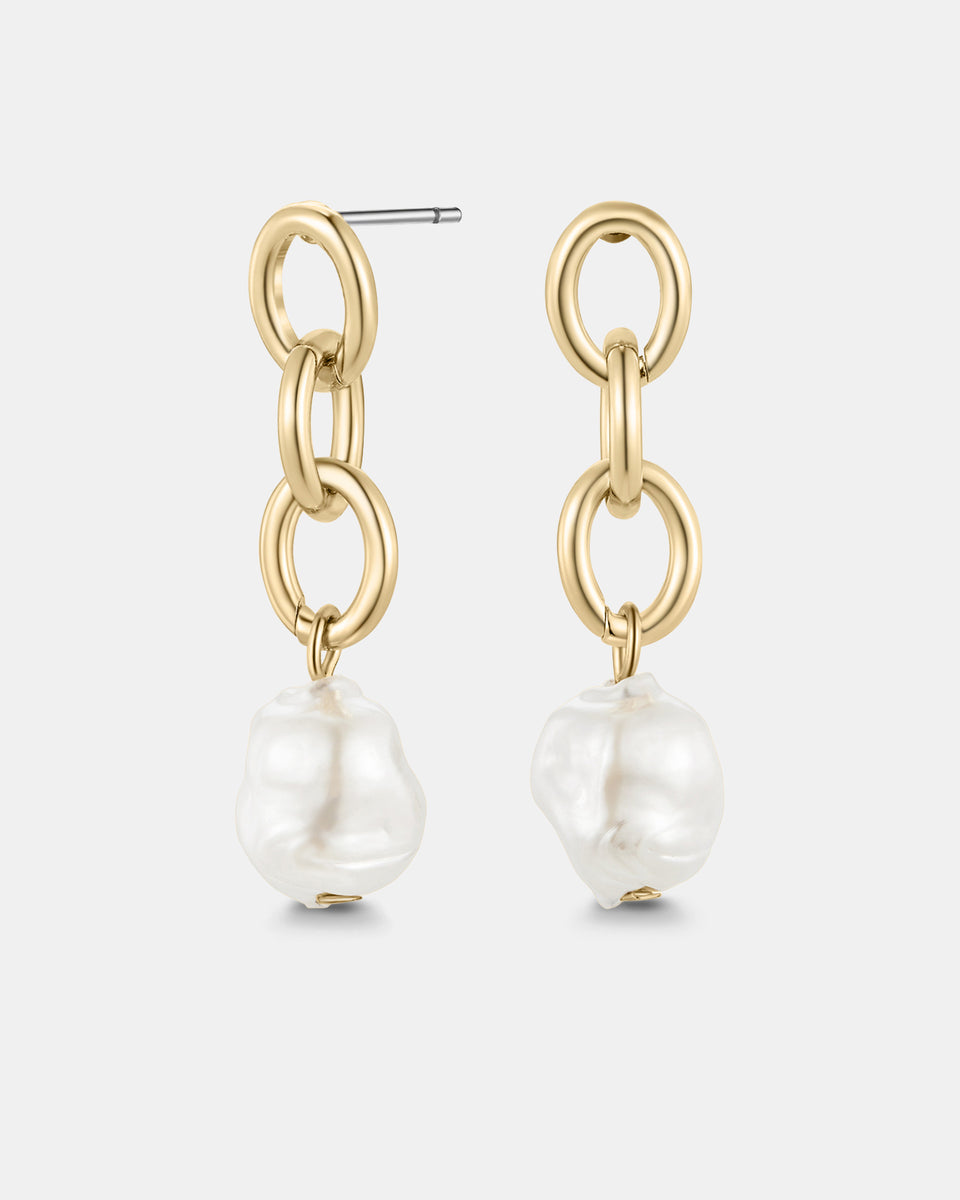 Tribute Baroque Pearl Earrings – Mestige